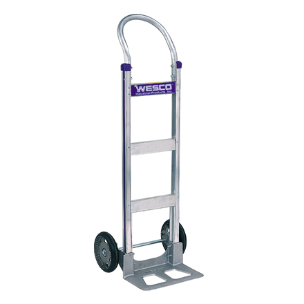 Aluminum Hand Truck - Semi-Pneumatic Wheels