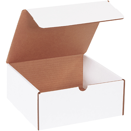 9 x 9 x 4" White Literature Mailers