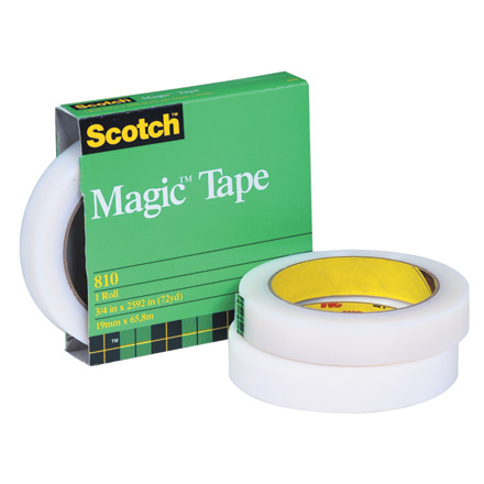 3/4" x 72 yds. Scotch<span class='rtm'>®</span> Magic<span class='tm'>™</span> Tape 810 (Permanent)