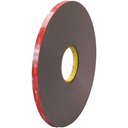 1/2" x 5 yds. Black 3M<span class='tm'>™</span> 4947F VHB<span class='tm'>™</span> Tape